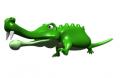 cartoon alligator walking hr