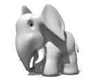 cartoon elephant tail waving md wht