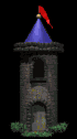 tower with pendant sm blk