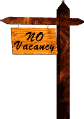 sign no vacancy md wht