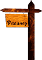 sign swing vacancy md wht