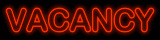 sign vacancy neon md wht