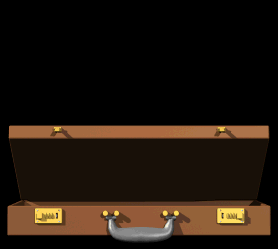 briefcase open close hg blk
