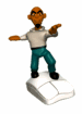 man surfing computer mouse md wht