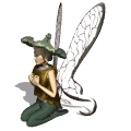 fairy kneeling md wht