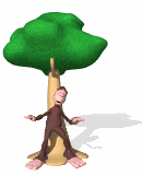 bigfoot scratching back on tree md wht