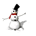 snowman windy winter day md wht