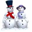 snowman woman kissing md wht