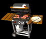 gas grill cooking sm blk  st