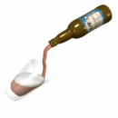 beer pouring into glass md wht