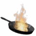 fry pan fire md wht