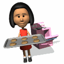 girl offering cookies md wht