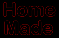 homemade red neon md wht