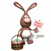 rabbit happy easter md wht