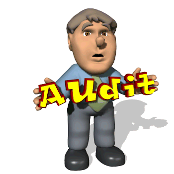 accountant holding audit text hg wht  st