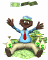 accountant playing in money ty wht  st