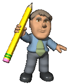 accountant raising pencil lg clr  st