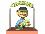 cashier counting money md wht