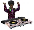 dj mixerboard turntables raising the roof hr