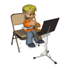 boy playing saxophone md wht