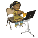 girl playing trumpet md wht