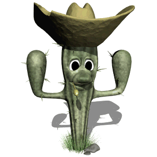 cactus chewing straw hg wht  st