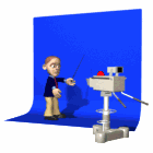 weatherman with backdrop md wht