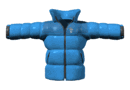 goose down ski jacket blue showcase md wht