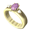 ladies ring amethyst glimmer md wht