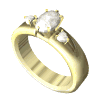 ladies ring diamond glimmer md wht