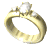 ladies ring diamond rotation md wht