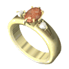 ladies ring garnet glimmer md wht