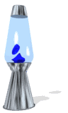 lava lamp blue md wht