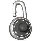 opening padlock lg clr  st