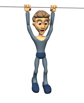 acrobat about to fall hg wht