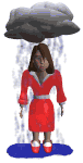 woman under rain cloud md wht