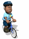 officer riding mountain bike md wht
