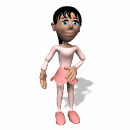 ballerina stretching md wht