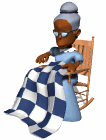 old woman sew quilt md wht