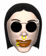 goth girl sunglasses md wht