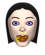 goth girl tongue out md wht