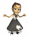 50s girl dancing md wht