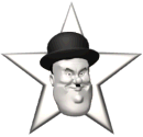 fat man head star md wht