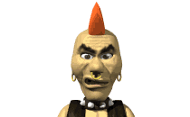 punk rocker snarl md wht