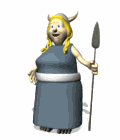 viking woman singing md wht