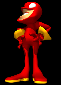 superhero redmask standing proud hg blk  st