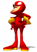 superhero redmask standing proud lg wht