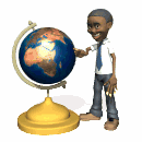 teacher spinning globe md wht