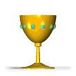 goblet glowing md wht