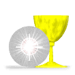 goblet host glowing md wht